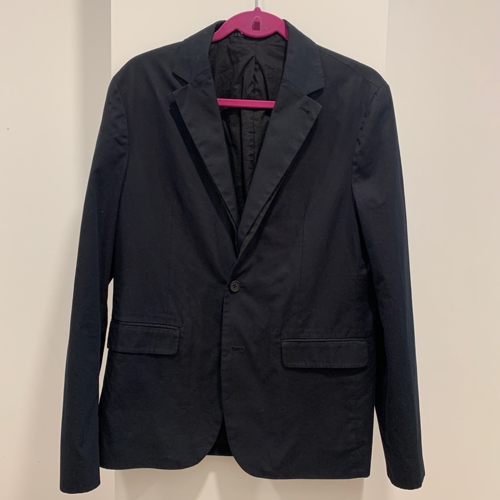 All Saints Kirwin Blazer Ink Navy size 36 NWT